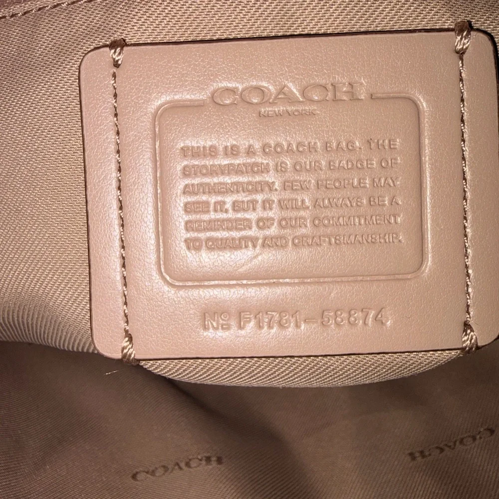 Coach Prairie Satchel Tan Pebbled Leather - Picture 4 of 4